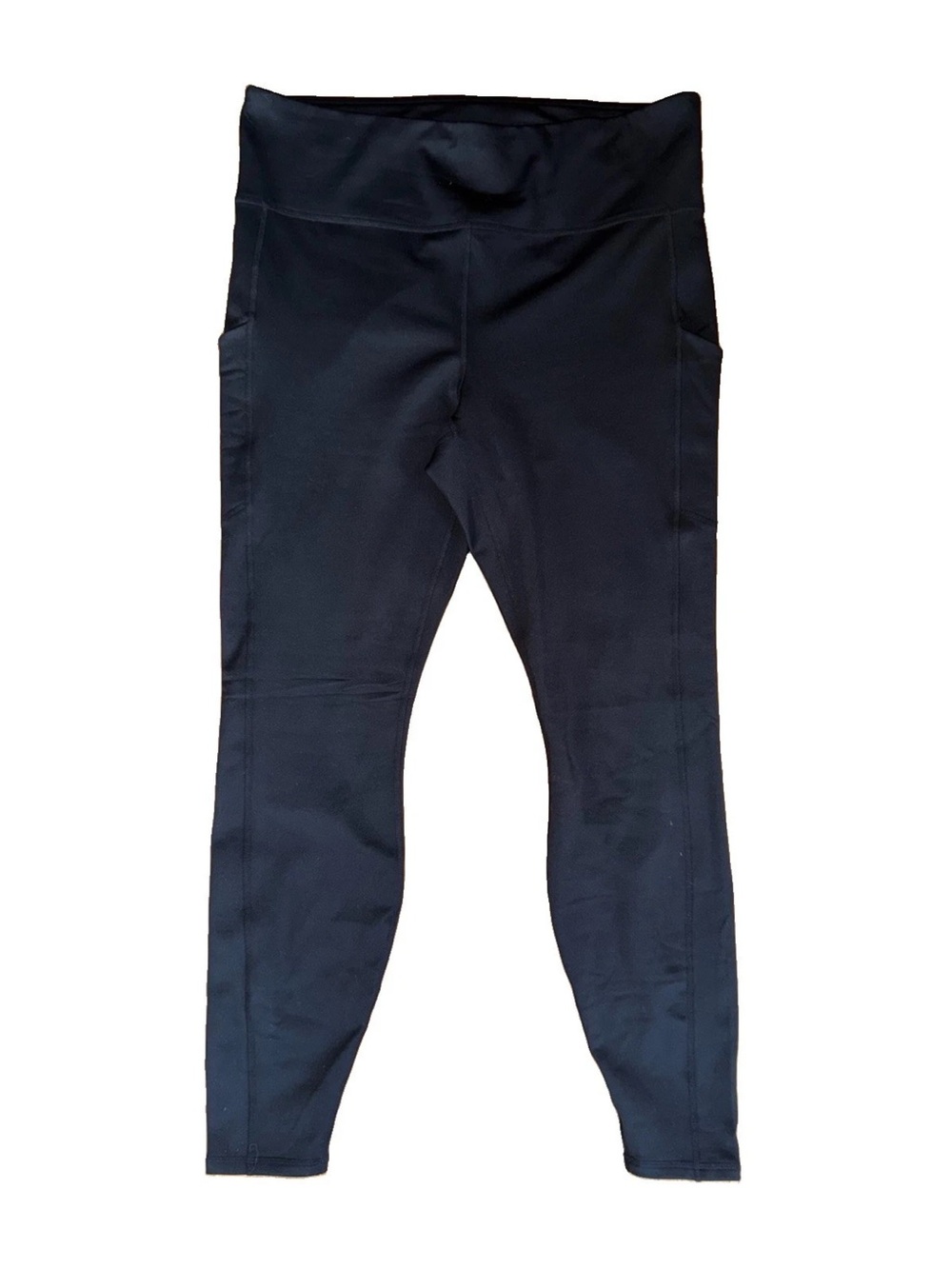 Fabletics Black High-Waisted Pocket Leggings | Women's XXL Tall | NWT